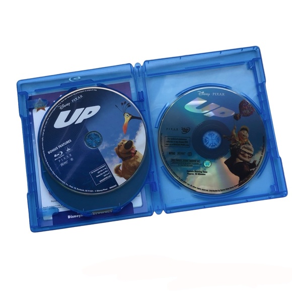 Disney Plush DUG Dog + UP Blu-Ray DVD Movie 3 Disc Set Disney Pixar Bonus - Picture 4 of 14